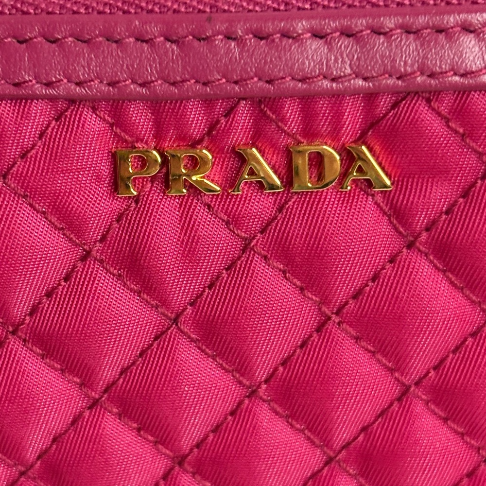 Prada Fuchsia Quilted Wallet - Picture 3 of 12